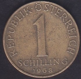 AVUSTURYA 1 SİLİNG 1968