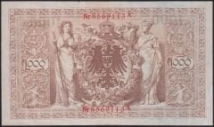 Almanya 1000 Mark 1910 Çok Temiz