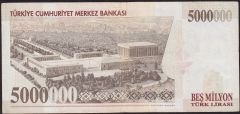 7.Emisyon 5 000 000 Lira K30 432976 Çok Temiz
