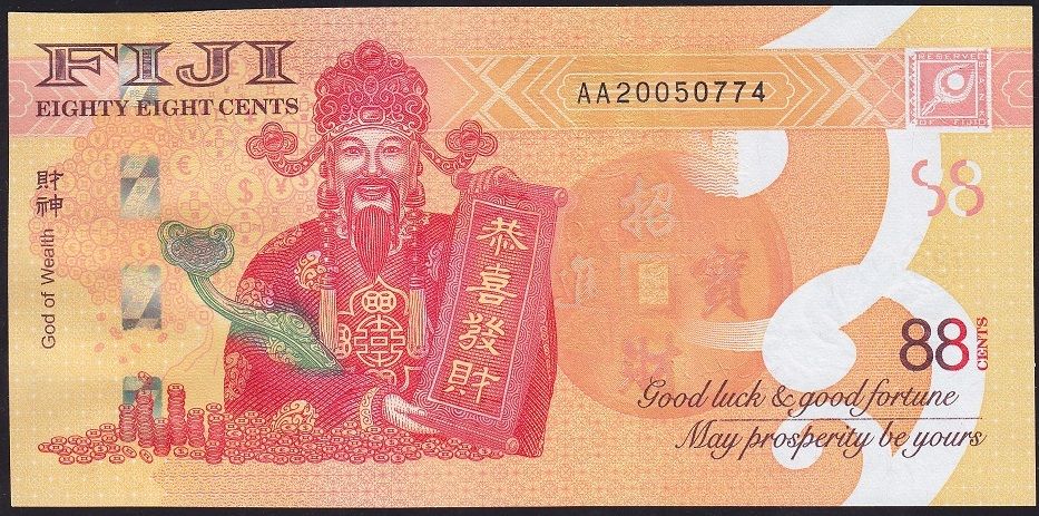 Fiji 88 Cent 2022 Çil Pick 123