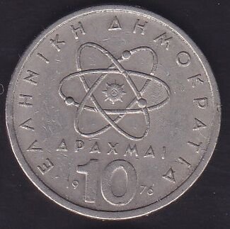 Yunanistan 10 Drahmi 1976