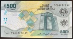 Central African States 500 Frank 2020 Çil Pick 700