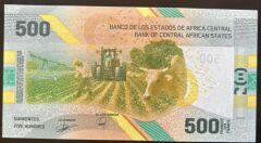 Central African States 500 Frank 2020 Çil Pick 700