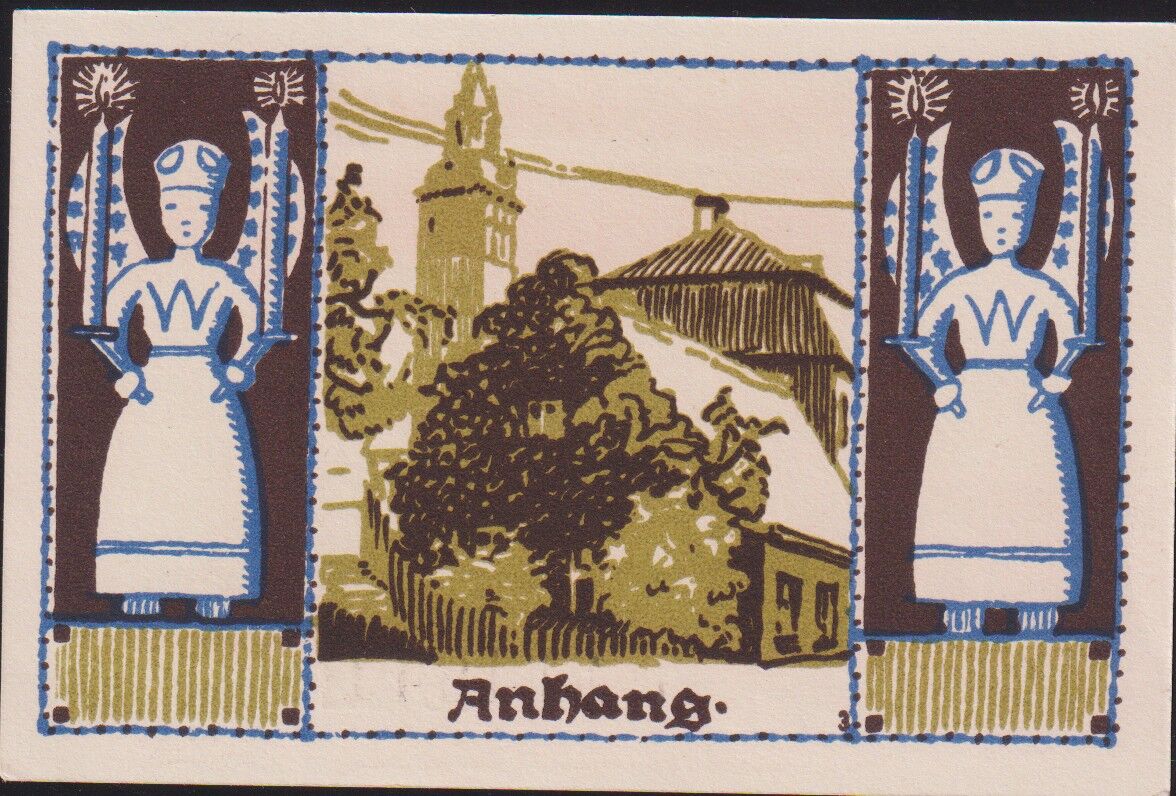 Almanya 50 Pfennig Notgeld 1921 Çil