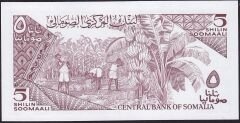 Somali 5 Şilin 1987 Çil Pick 31c