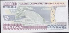 7.Emisyon 3.Tertip 1 000 000 Lira U18 451 451 Çil Tekrarlayan Numara