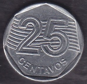 BREZİLYA 25 CENTAVOS 1995