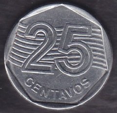 BREZİLYA 25 CENTAVOS 1995