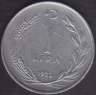 1973 YILI 1 LİRA
