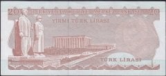 6.Emisyon 3.Tertip 20 Lira G56 171755 Ççt Çilaltı