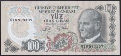 6.EMİSYON 2.TERTİP 100 LİRA G76 983107 ÇİLALTI