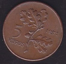 1971 Yılı 5 Kuruş