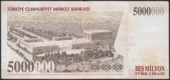 7.Emisyon 5 000 000 Lira I48 129678 Çok Temiz+
