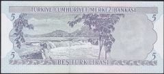 6.Emisyon 2.Tertip 5 Lira K05 300029 Çilaltı