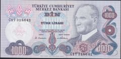 6.Emisyon 1.Tertip 1000 Lira C17 318641 Çilaltı