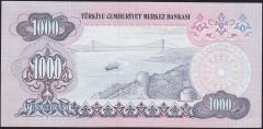 6.Emisyon 1.Tertip 1000 Lira C17 318641 Çilaltı