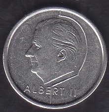 BELÇİKA 1 FRANK 1997