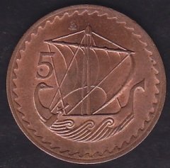 Kıbrıs 5 Mils 1978