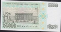 7.EMİSYON 2.TERTİP 50000 LİRA L90 936630 ÇİLALTI ÇİL (BANDROL İZİ VAR.)