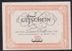 ALMANYA 20 GUTSCHEİN NOTGELD 1920 ÇİL