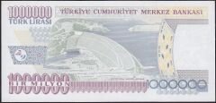 7.Emisyon 3.Tertip 1 000 000 Lira U36 658999 Çil