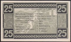ALMANYA 25 PFENNİNG NOTGELD 1920 ÇİL