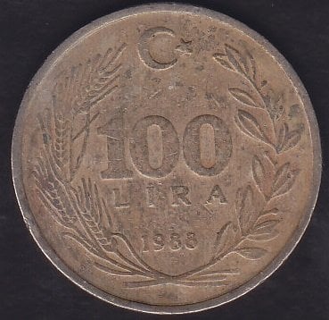 1988 Yılı 100 Lira