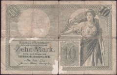 Almanya 10 Mark 1906 Haliyle