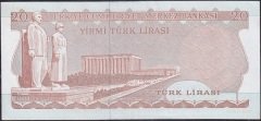 6.Emisyon 3.Tertip 20 Lira G45 166390 Çok Çok Temiz +