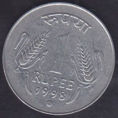 HİNDİSTAN 1 RUPEE 1998