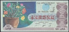 1980 30 NİSAN ÇEYREK BİLET - Ç SERİSİ