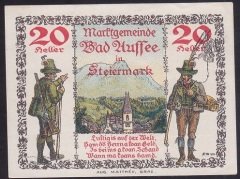 AVUSTURYA 20 HELLER NOTGELD 1920 ÇİLALTI ÇİL