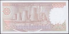7.Emisyon 4.Tertip 5000 Lira I67 039427 Çil
