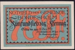 Almanya 75 Pfenning Notgeld 1921 Çil