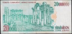 7.Emisyon 20 000 000 Lira G19 247044 Çok Temiz+