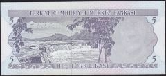 6.Emisyon 2.Tertip 5 Lira J68 024319 Çilaltı Çil