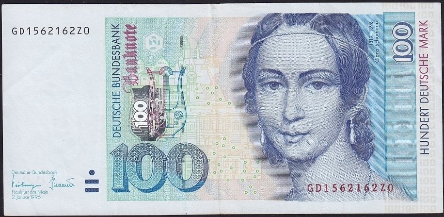 Almanya 100 Mark 1996 Çok Temiz+