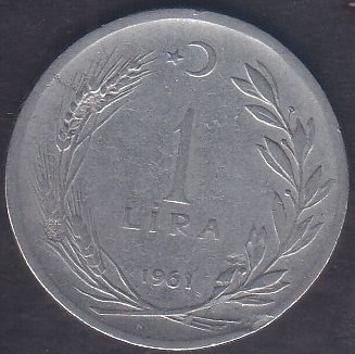 1961 YILI 1 LİRA