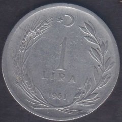 1961 YILI 1 LİRA