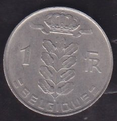 BELÇİKA 1 FRANK 1971