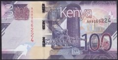 Kenya 100 Şiling 2019 Çil Pick 53