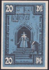 ALMANYA 20 PFENNİNG NOTGELD ÇİL