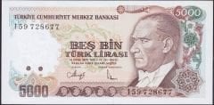 7.Emisyon 4.Tertip 5000 Lira I59 728677 Çil