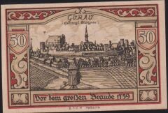Almanya 50 Pfennig Notgeld 1921 Çil