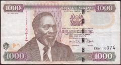 Kenya 1000 Şiling 2010 Çok Temiz