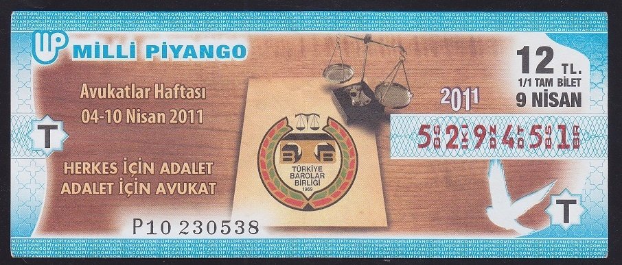 2011 9 NİSAN TAM BİLET