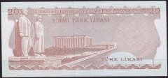 6.Emisyon 3.Tertip 20 Lira G45 276327 Çilaltı