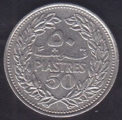LÜBNAN 50 PİASTERS 1978