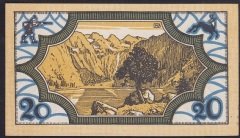 ALMANYA 20 PFENNİNG NOTGELD 1921 ÇİL