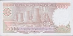 7.Emisyon 4.Tertip 5000 Lira I40 116608 Çil